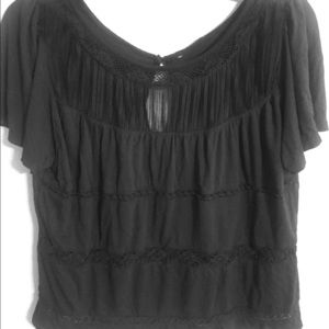 American eagle outfitters black top